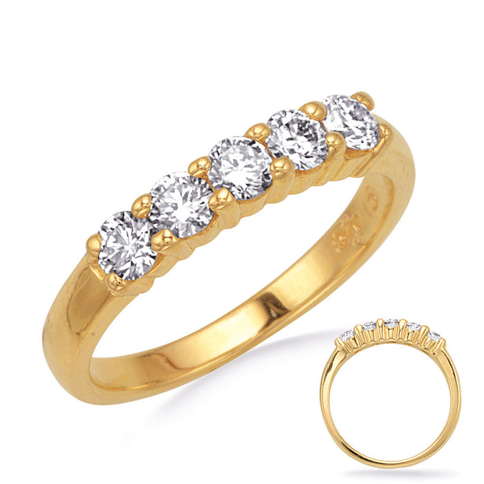 Diamond Band Shared Prong