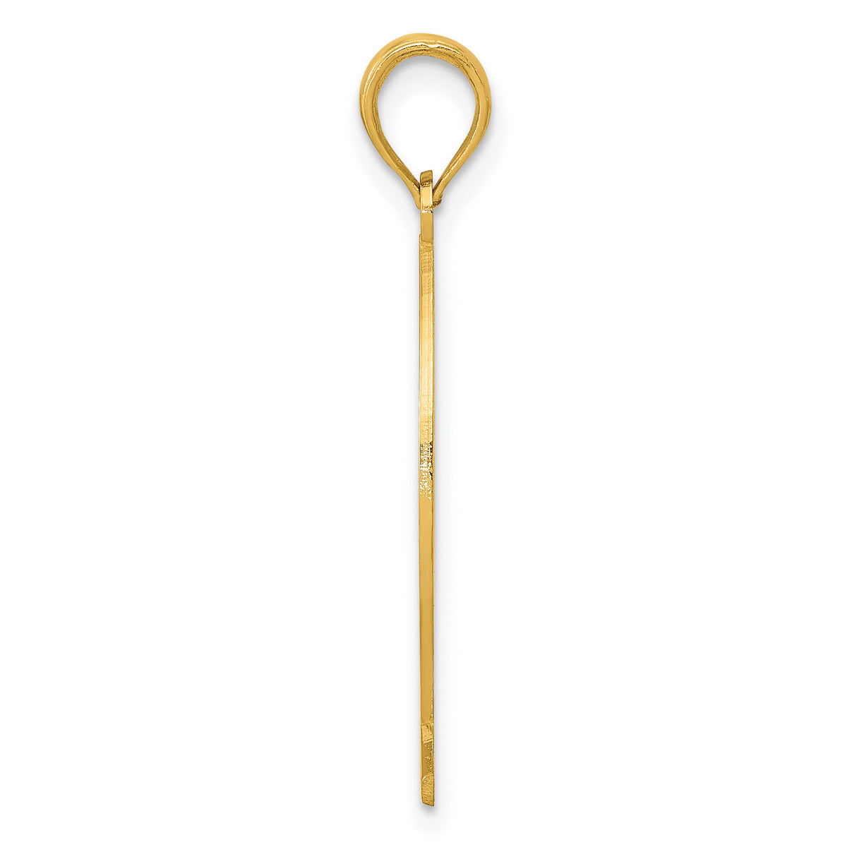 14k Ichthus Fish Pendant-D3741