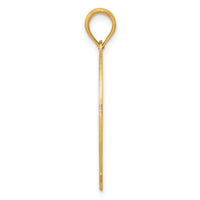 14k Ichthus Fish Pendant-D3741