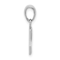 14k White Gold Ichthus Fish Pendant-D3742W