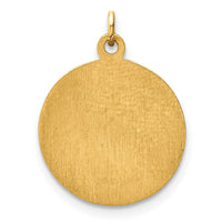 14k Our Lady of Sorrows Medal Charm-D3758