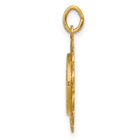 14k Our Lady of Sorrows Medal Pendant-D3760