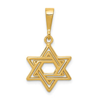 14K Star of David Charm-D3802