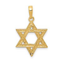 14k Star of David Pendant-D3803