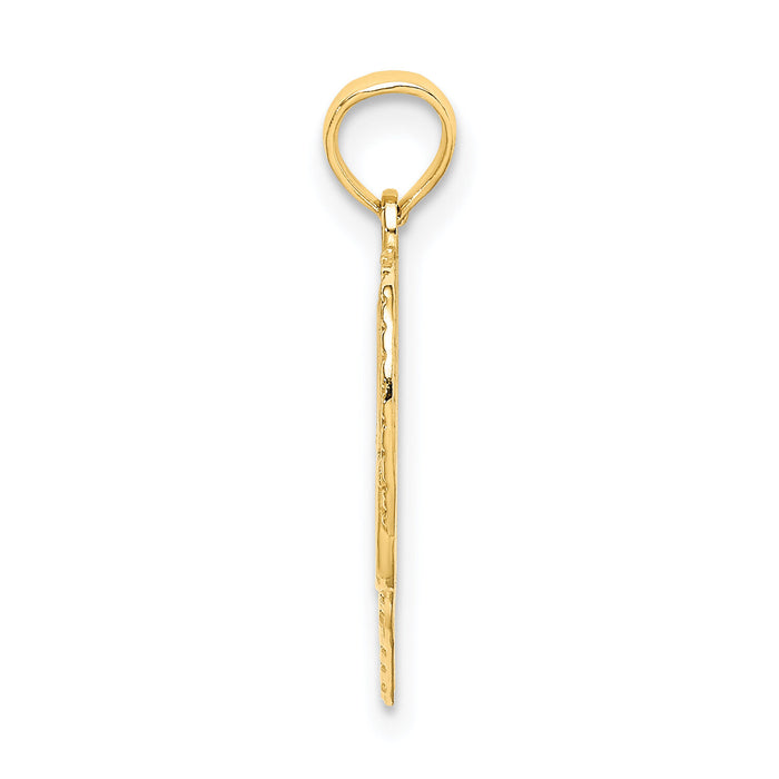14K I HEART YOU Charm-D3874