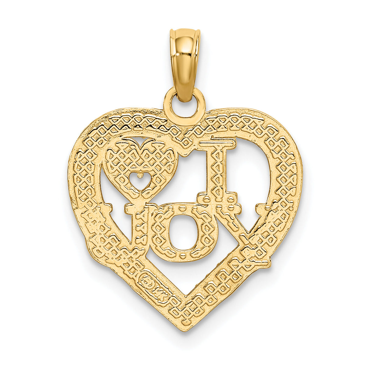 14K I HEART YOU Charm-D3874