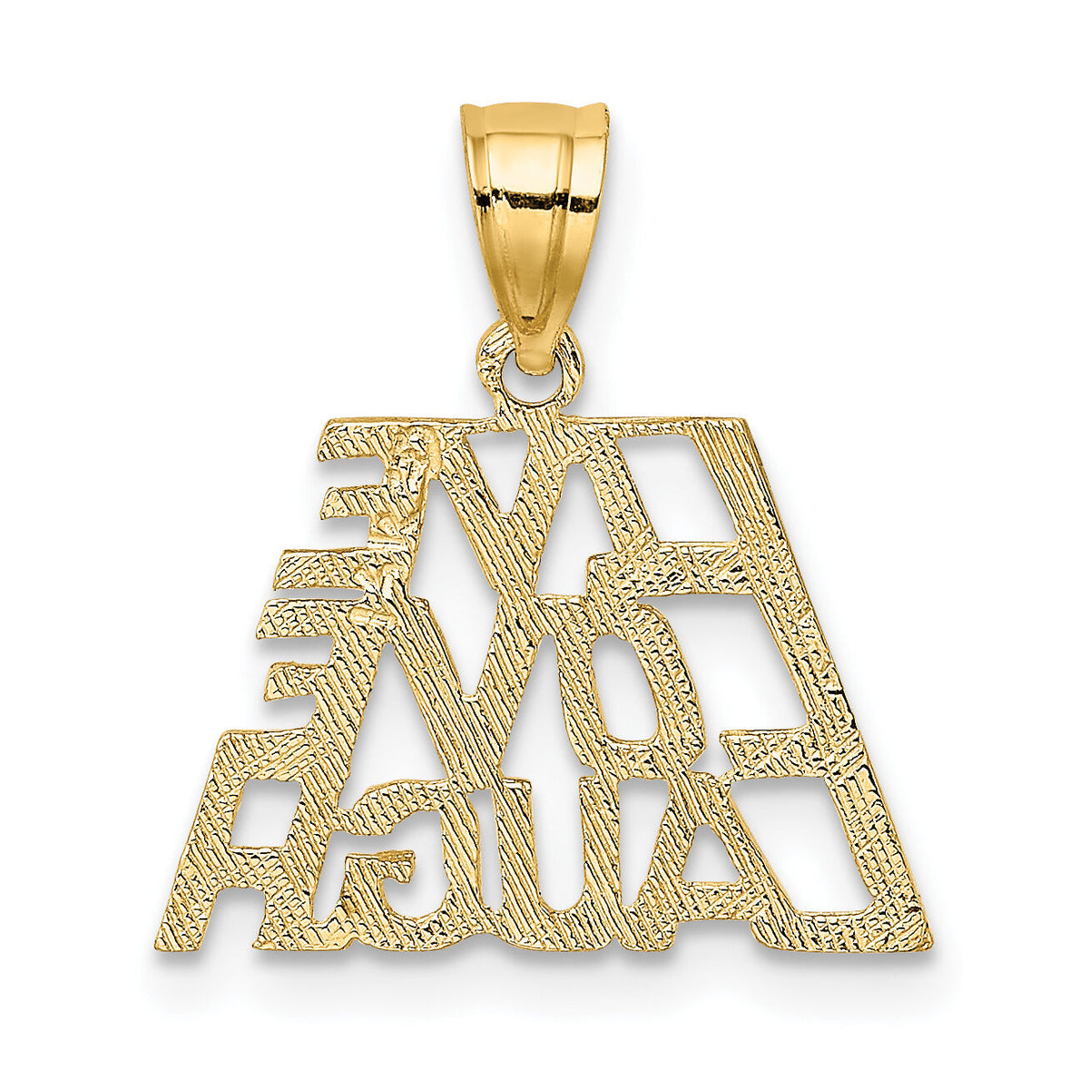 14K LIVE LAUGH LOVE Charm-D3893
