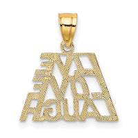 14K LIVE LAUGH LOVE Charm-D3893