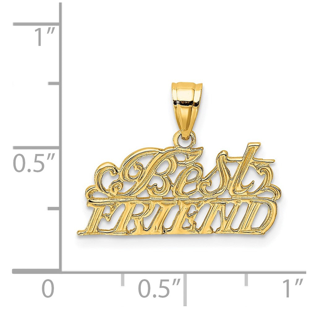 14k factory Charm number 1 friend