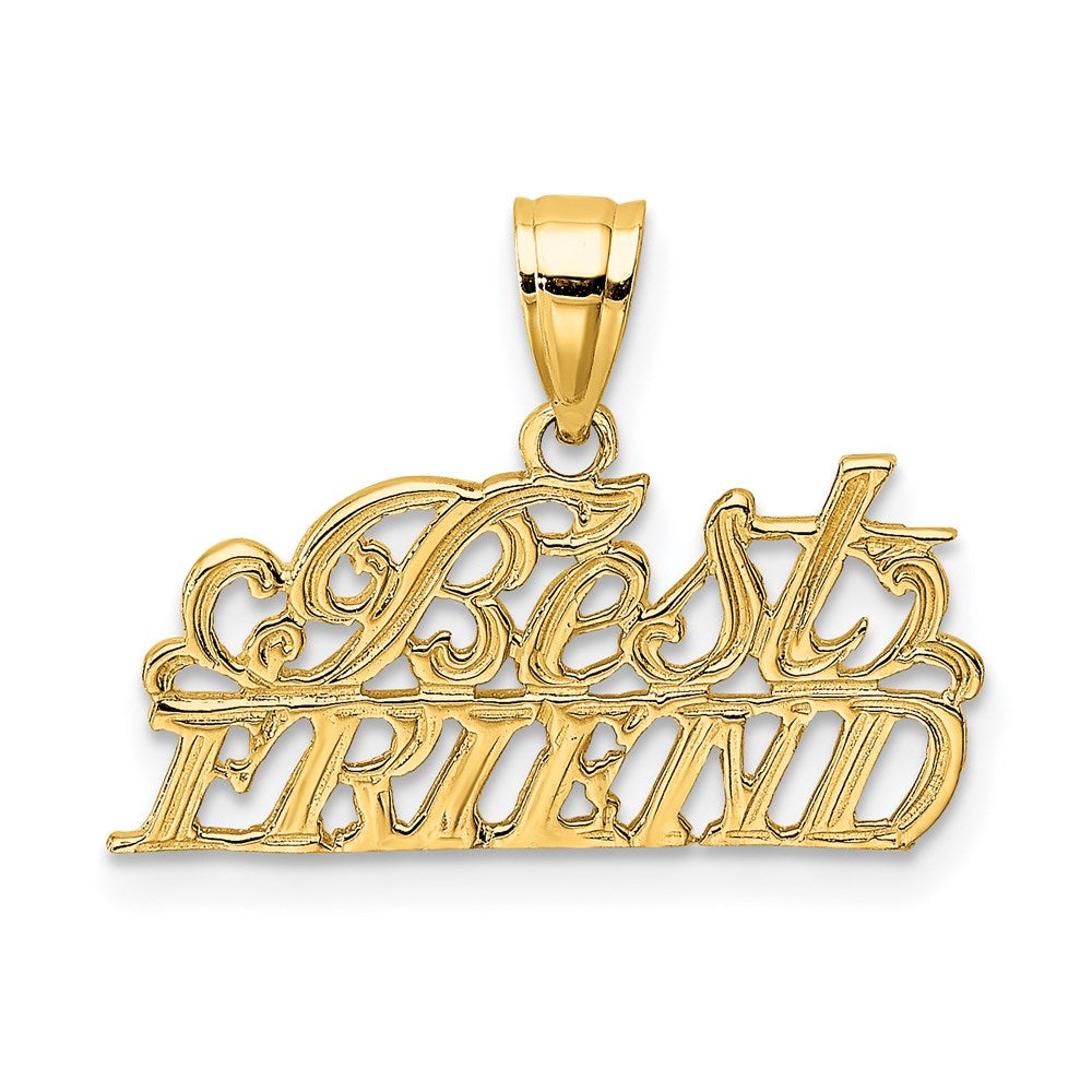 14K BEST FRIEND Charm-D3894