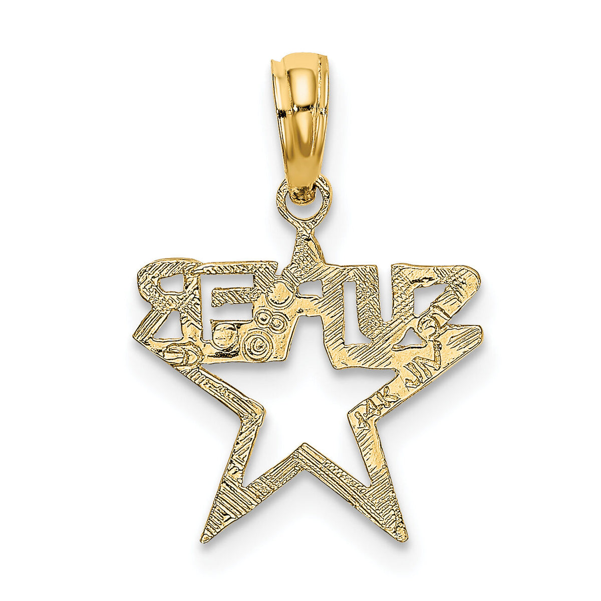 14K SUPER Star Charm-D3902