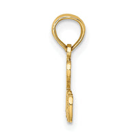 14K Polished/Textured I LOVE BINGO Charm-D3905