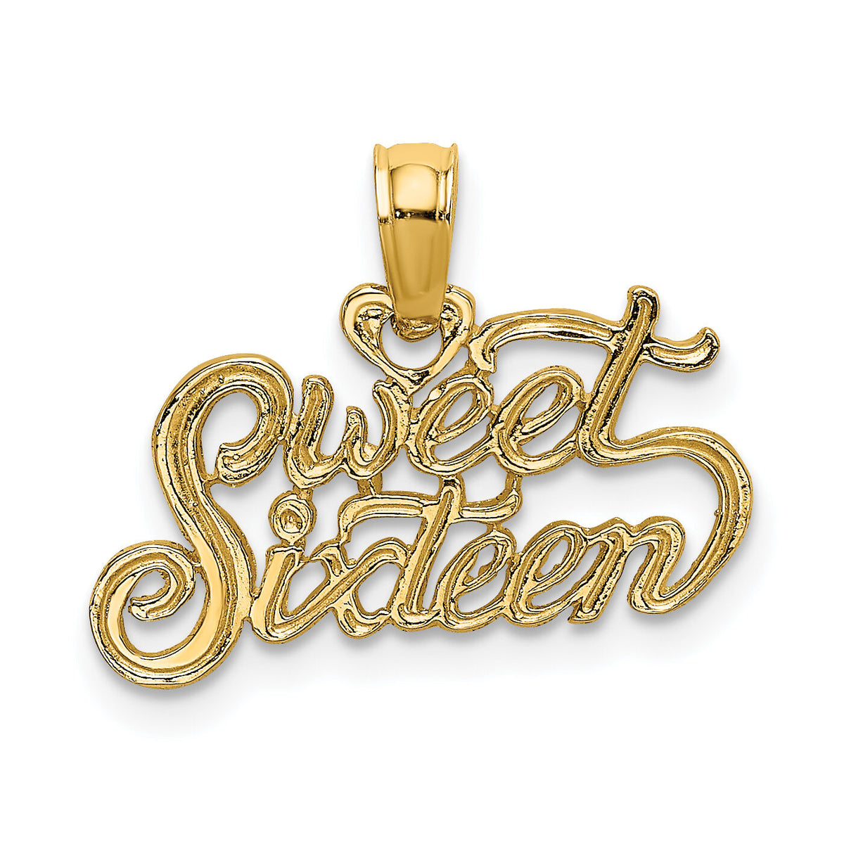 14K SWEET SIXTEEN Charm-D3911