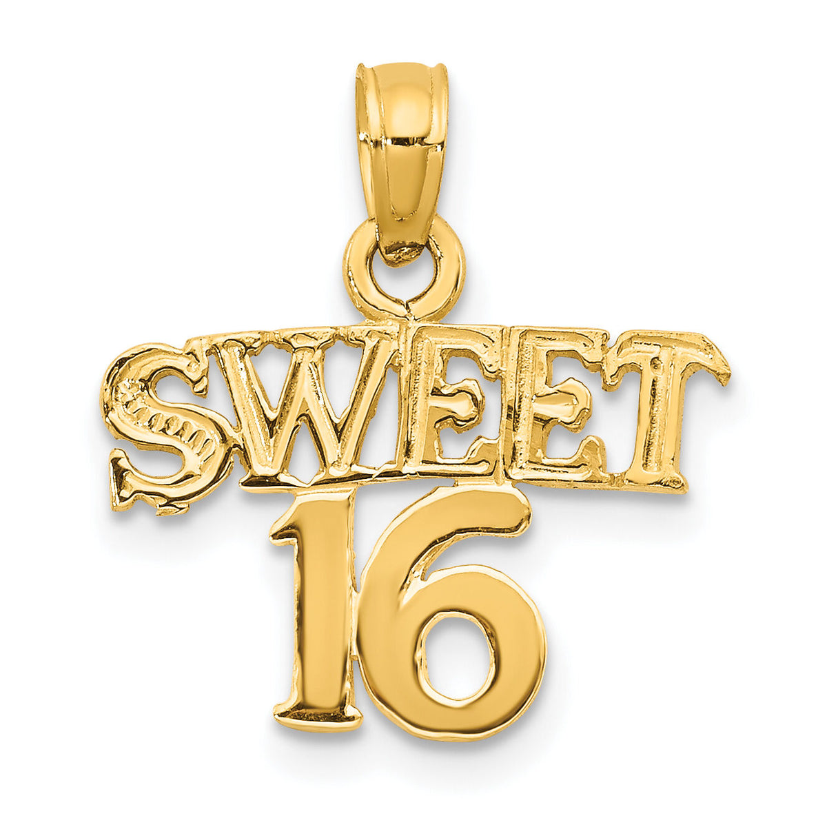 14K SWEET 16 Pendant-D3912