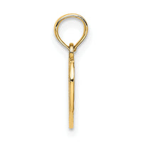 14K SWEET 16 in Heart Charm-D3914