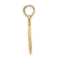 14K 21 AT LAST Charm-D3920