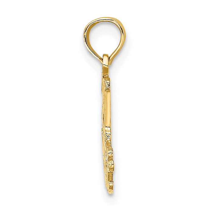 14K 21 AT LAST Charm-D3920