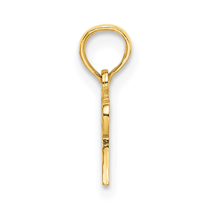 14K TE AMO MAMA Charm-D3923
