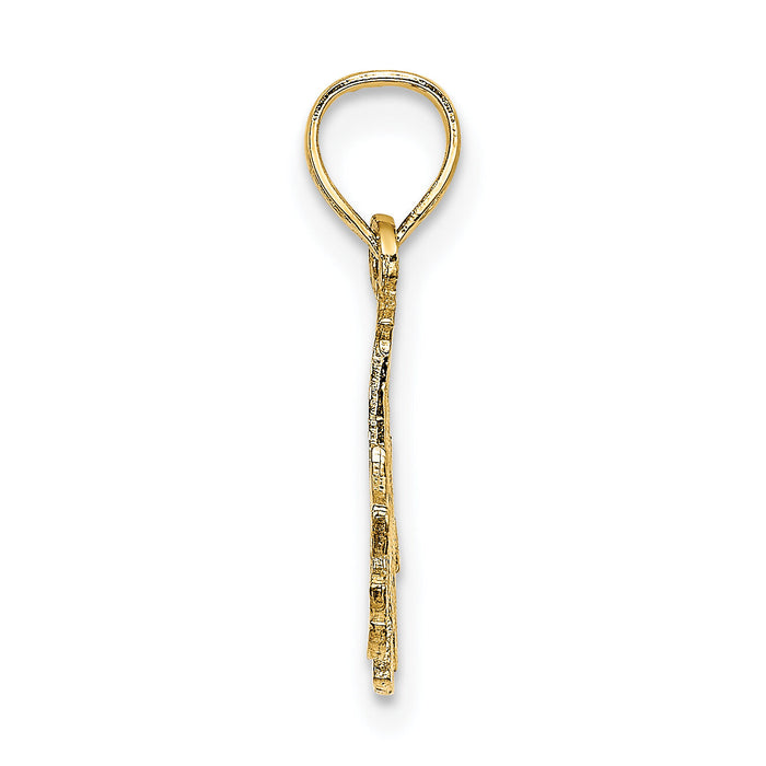 14K #1 MAMA Charm-D3925