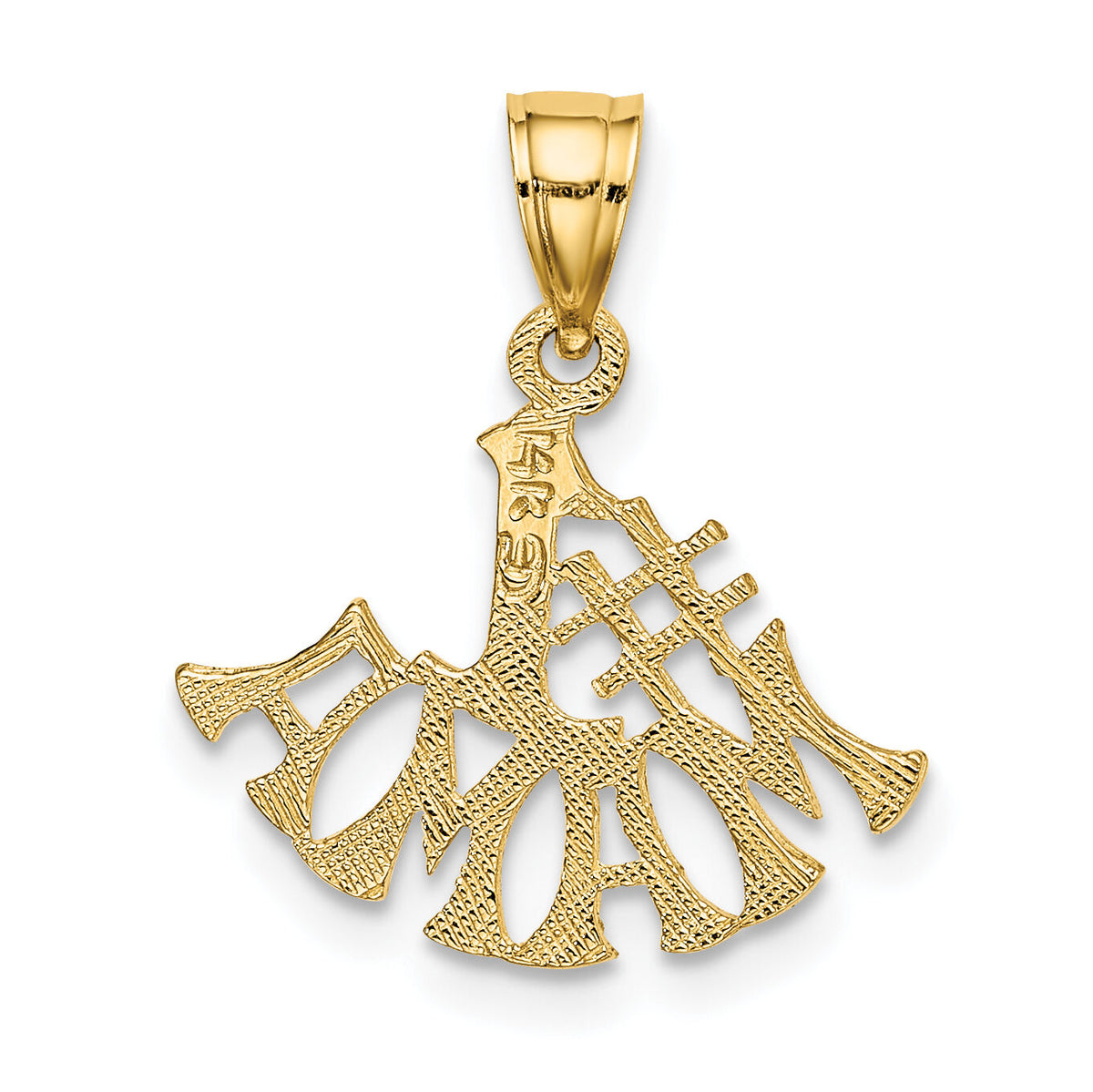 14K #1 MAMA Charm-D3925