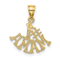 14K #1 MAMA Charm-D3925