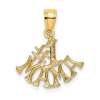 14K #1 MAMA Charm-D3925
