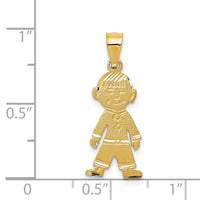 14k Boy Charm-D393