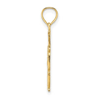 14K #1 MOM Vertical Charm-D3935