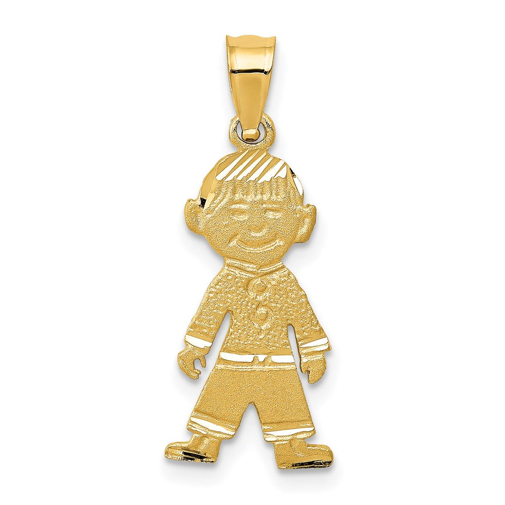 14k Boy Charm-D393