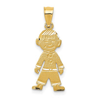 14k Boy Charm-D393
