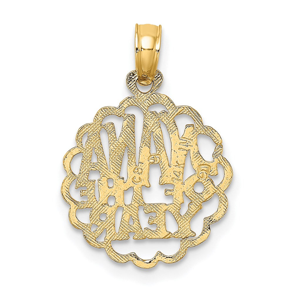 14K NANA OF THE YEAR  Charm-D3961