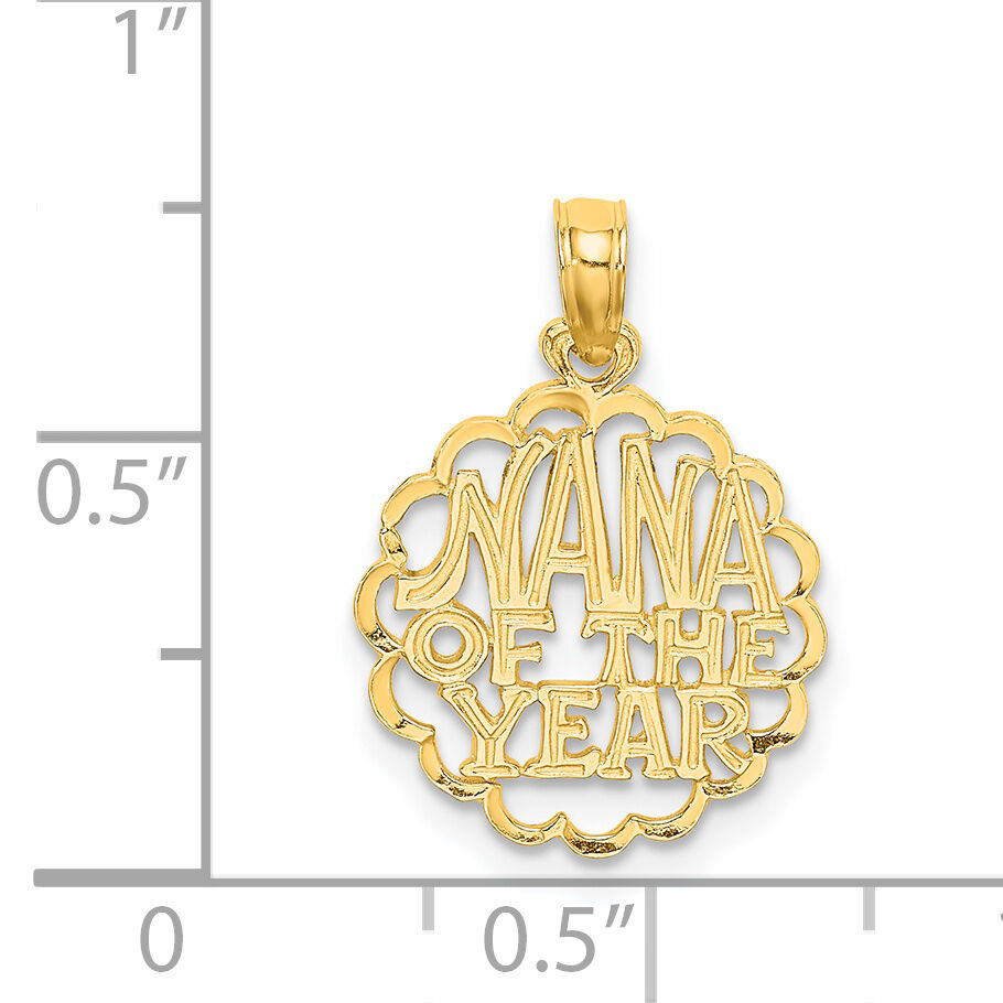 14K NANA OF THE YEAR  Charm-D3961