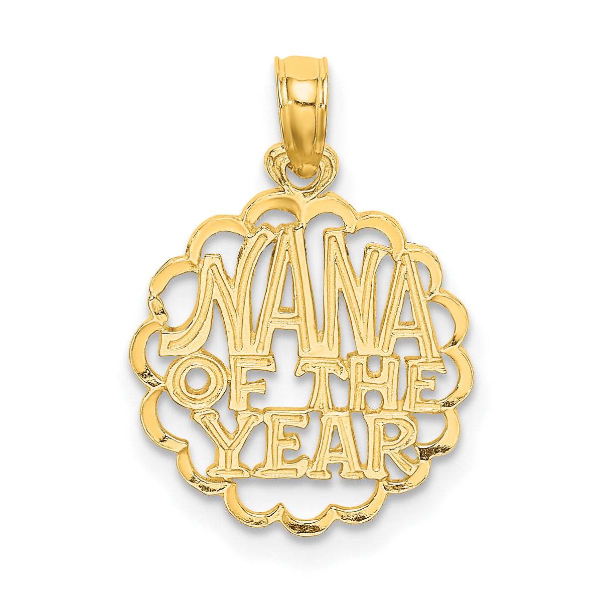 14K NANA OF THE YEAR  Charm-D3961
