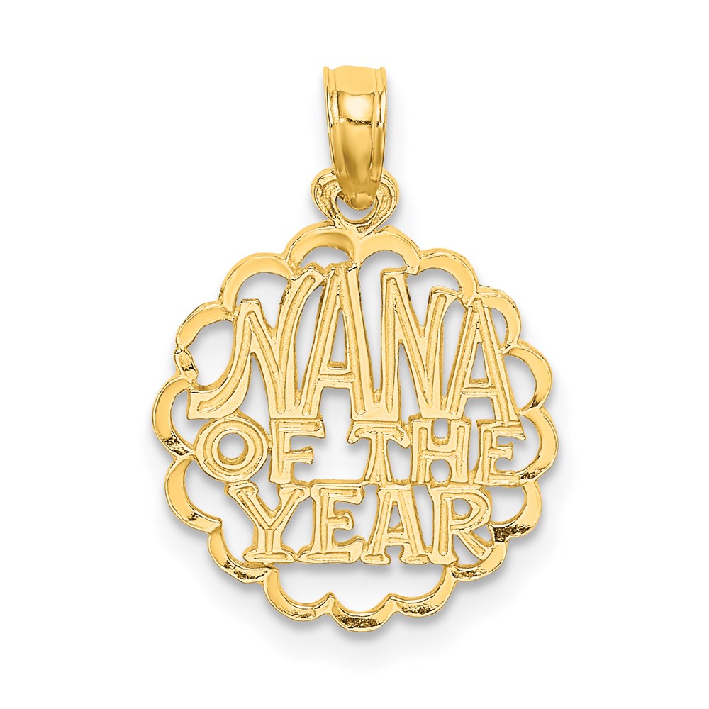 14K NANA OF THE YEAR  Charm-D3961