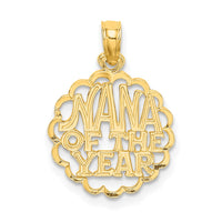 14K NANA OF THE YEAR  Charm-D3961