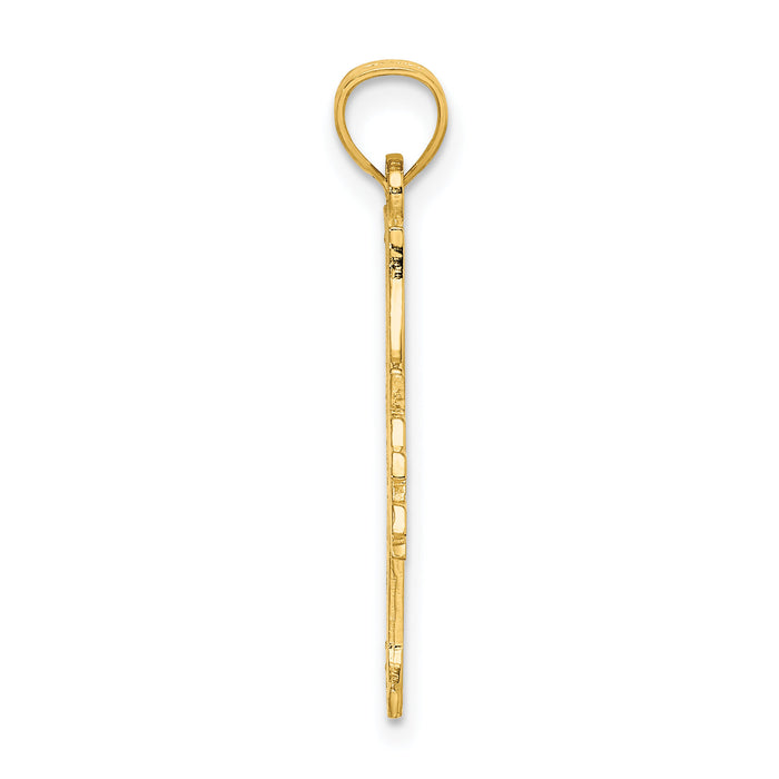 14K #1 NANA  Charm-D3963