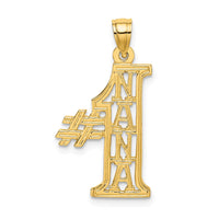 14K #1 NANA  Charm-D3963