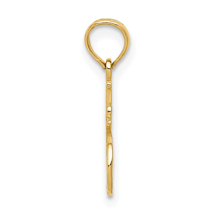 14K #1 GODMOTHER Pendant-D3964