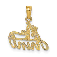 14K #1 AUNT Charm-D3965