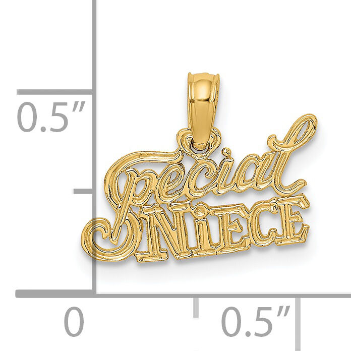 14K SPECIAL NIECE Charm-D3967