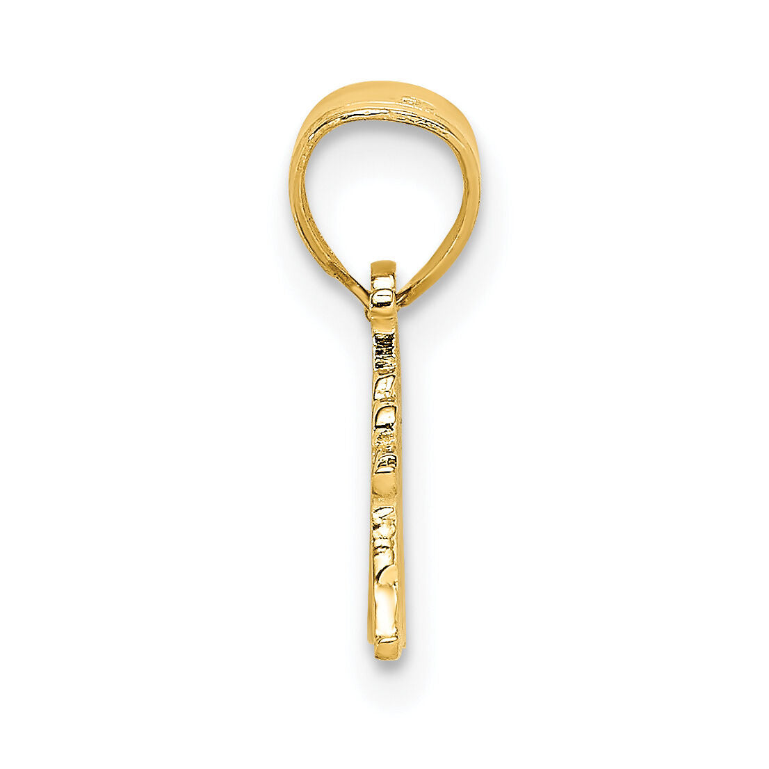 14k #1 GRANDPA Charm-D3977