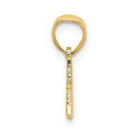 14k #1 GRANDPA Charm-D3977