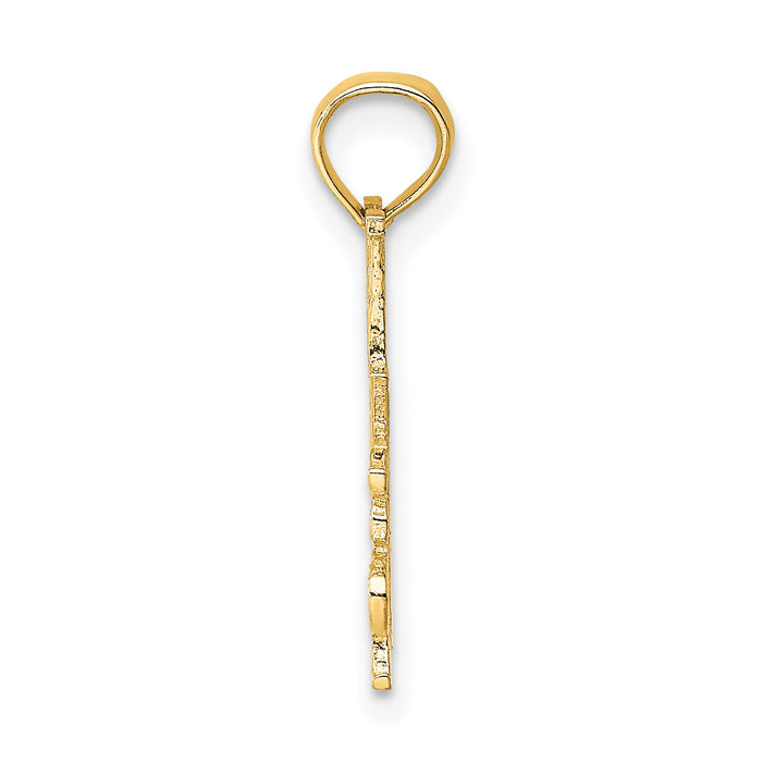 14k #1 GODFATHER Charm-D3978