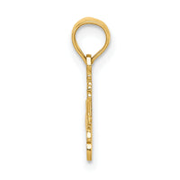 14K #1 PRINCESS Charm-D3984