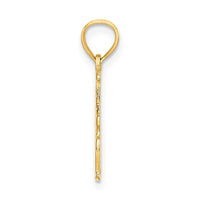 14K #1 NINA  Charm-D3987