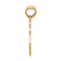 14K Kissing Boy and Girl Charm-D3995