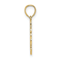 14K Dressed Up Teddy Bear Charm-D4003