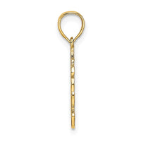 14K Dressed Up Teddy Bear Charm-D4003