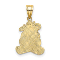 14K Dressed Up Teddy Bear Charm-D4003