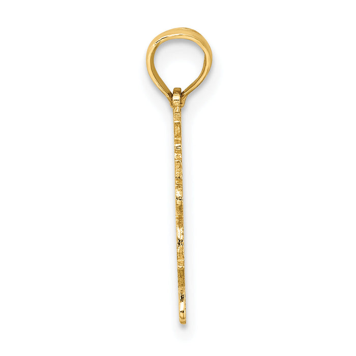 14K 100% ARIES Zodiac Charm-D4054